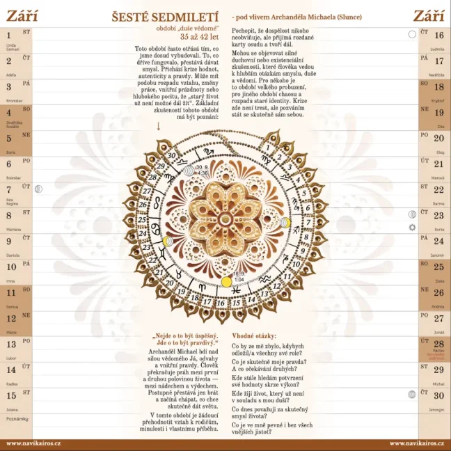 Diář transformace - září