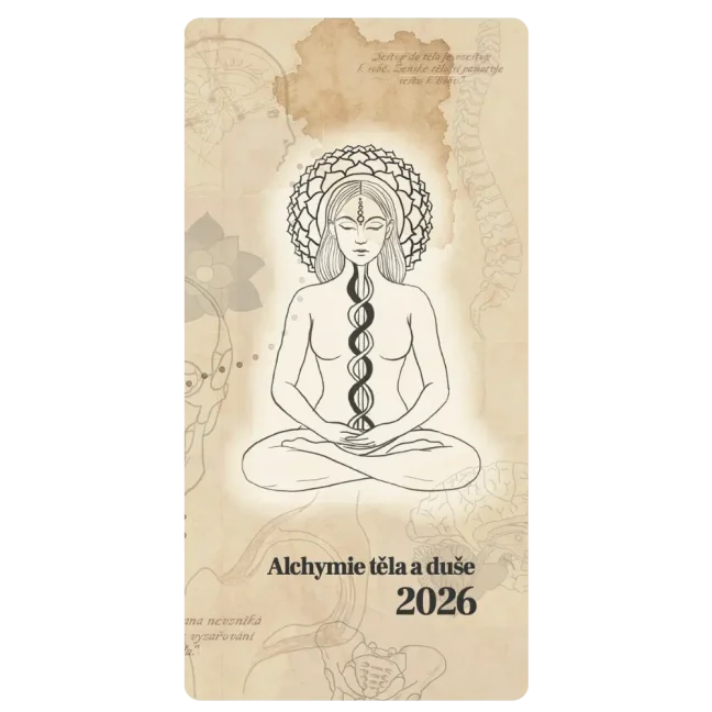 Diář alchymie těla a duše 2026 - Barva obálky: Přírodní