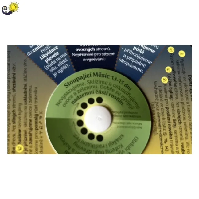 středový kruh zahradnické kolečko