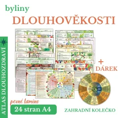 Atlad Dlouhozdraví 09 BYLINY DLOUHO-VĚKOSTI + DÁREK Zahradní kolečko 13a