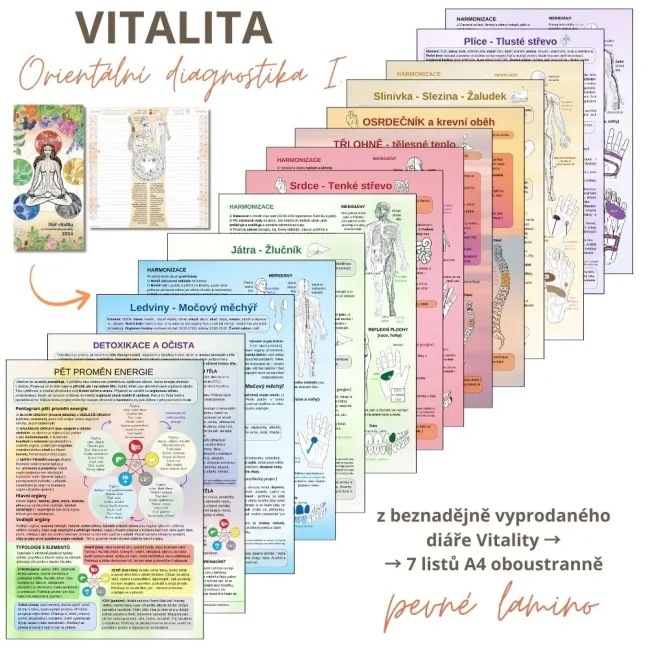 Vzdělávací listy Vitalita I. s diářem