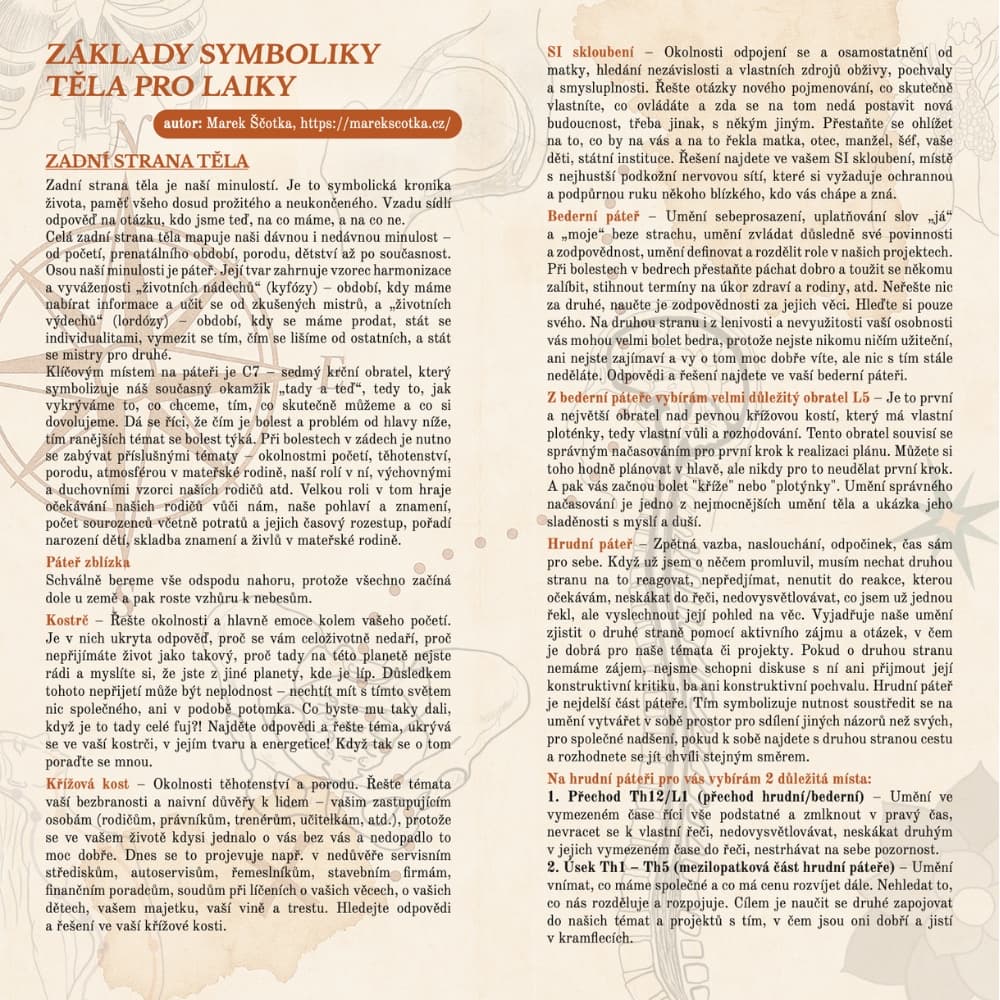 základy symboliky těla 