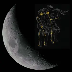 Ubývající luna v blížencích