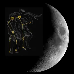 Dorůstající luna v blížencích