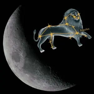 Ubývající luna ve lvu