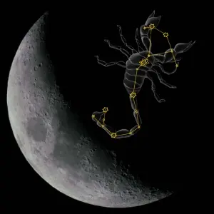 Ubývající luna ve štíru